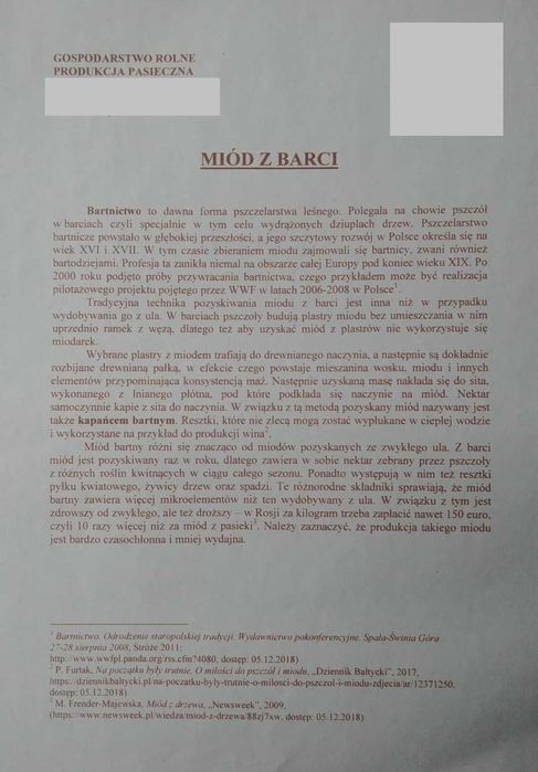 Miód z Pasieki Ekologicznej- wielokwiatowy, gatunkowy.