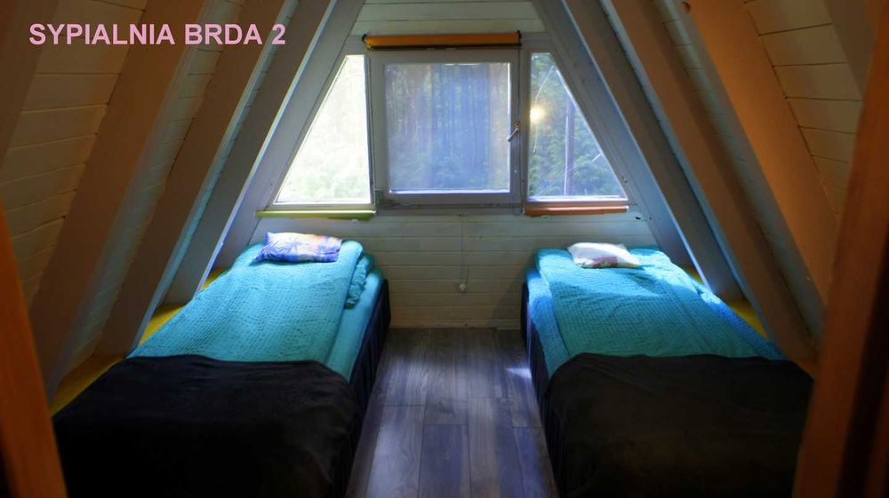 Domek kempingowy nad jeziorem płot, linia brzegowa, 40m-pomost, plaza