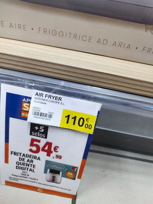 Air Fryer Selada - Preço Original 110€