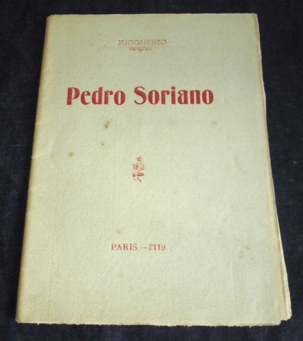 Livro Pedro Soriano Guerra Junqueiro RARO