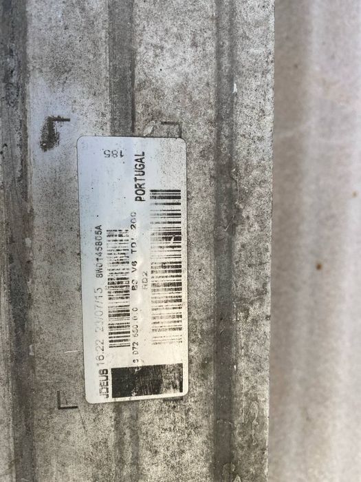 Audi q5 sq5 80a 3.0 радіатор інтеркулера