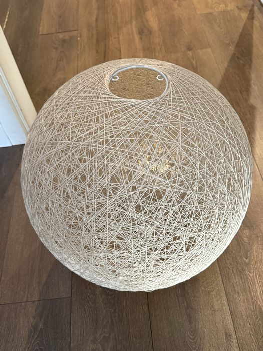 Duży klosz lampy sufitowej – styl boho / skandynawski średnica 50 cm