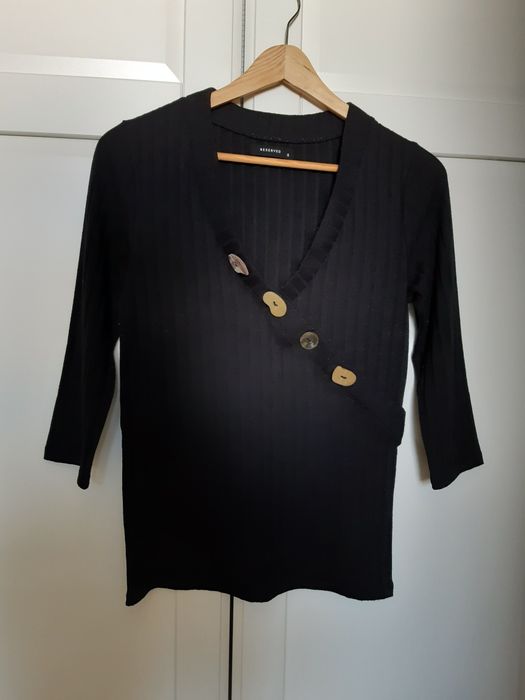 Sweter bluzka Reserved r. S z ozdobnymi guzikami