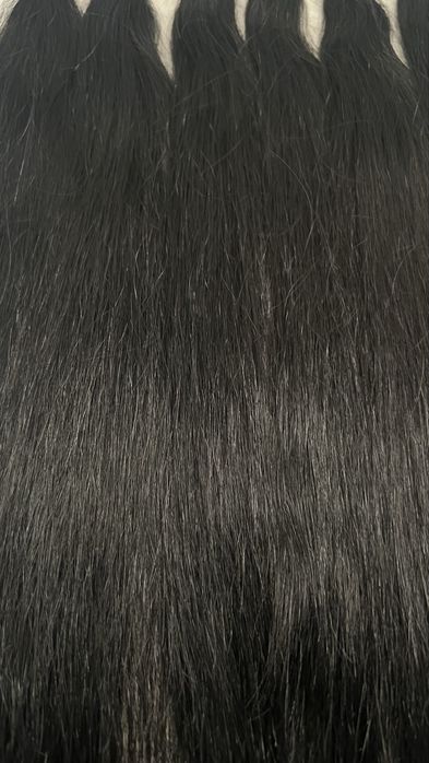 Naturalne włosy słowiańskie 54 cm | 76 g | gęste końcówki | premium