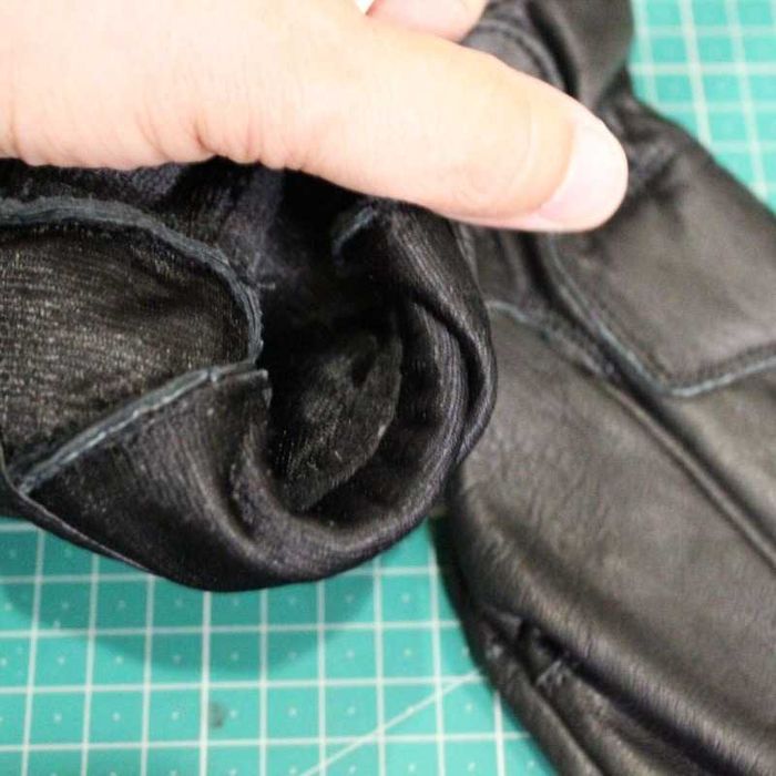 Luvas de pele par mota moto