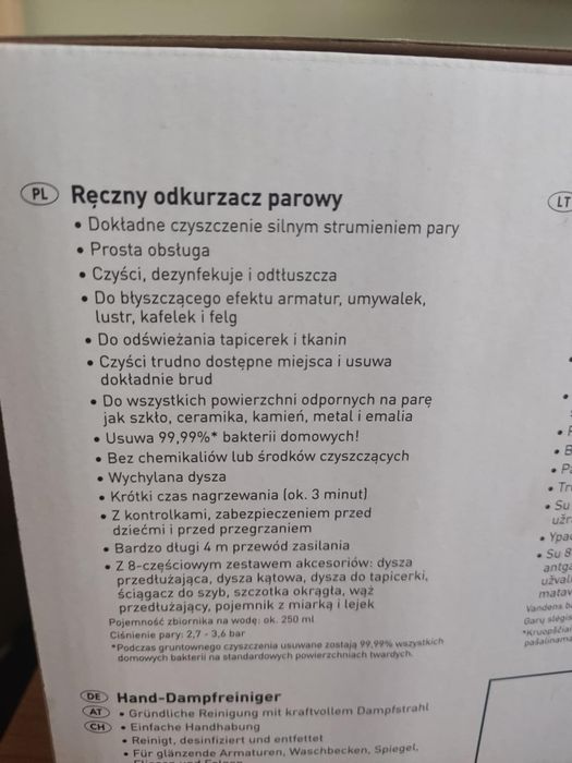 Myjka parowa Silver Crest