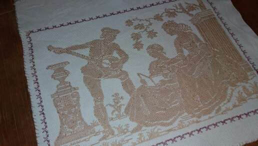 Quadro Ponto Cruz- Serenata