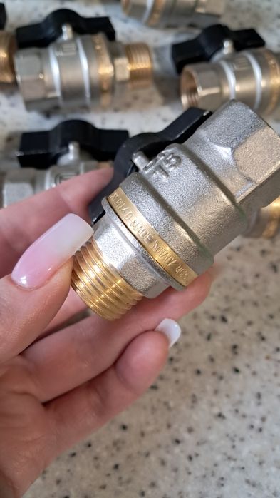 Кран кульовий латунний