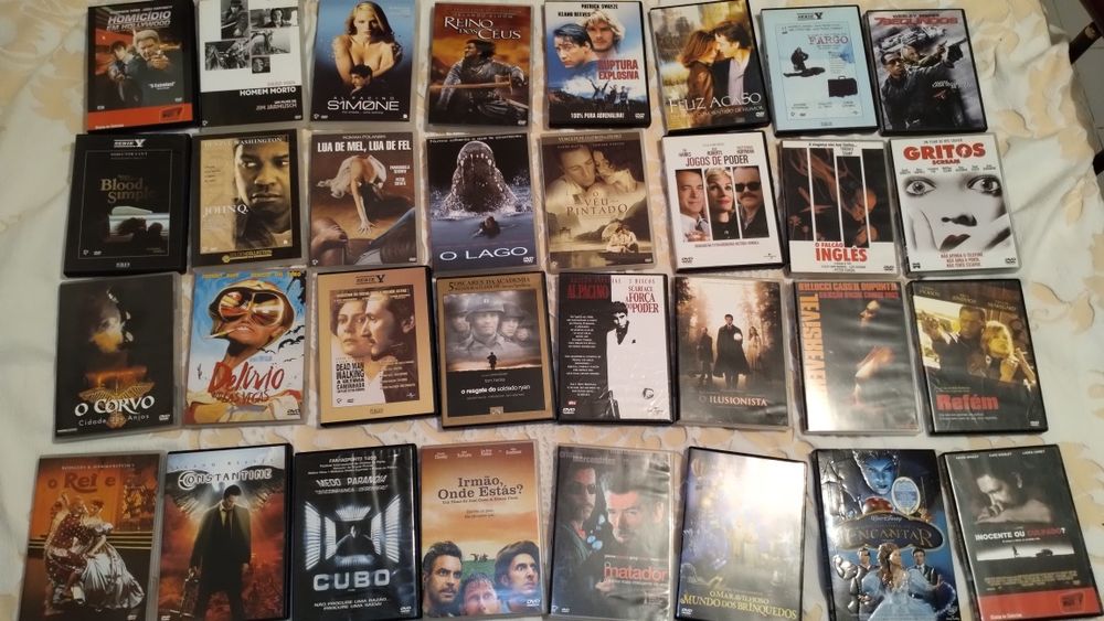 DVD's de ação/ romance/ suspense/ história