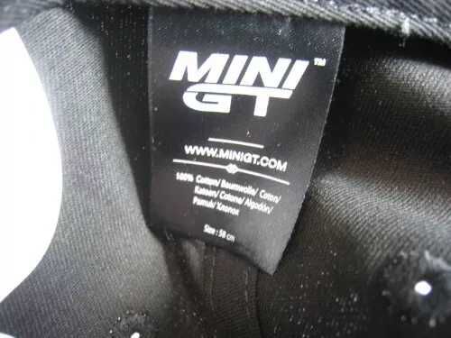 Gorra/Cap/Boné Mini GT "TM" Size 58cm - Preto/Black - NOVO