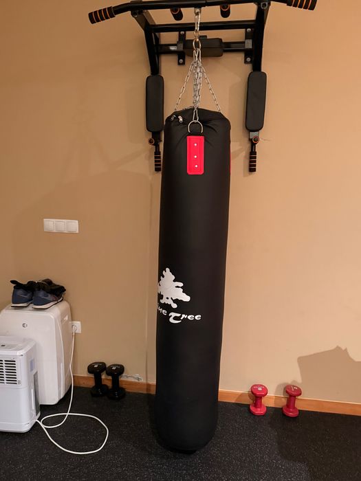 Saco de box e suporte