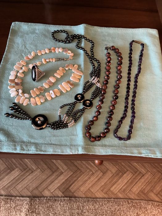 Бусы перламутр Бижютерия Xuplng