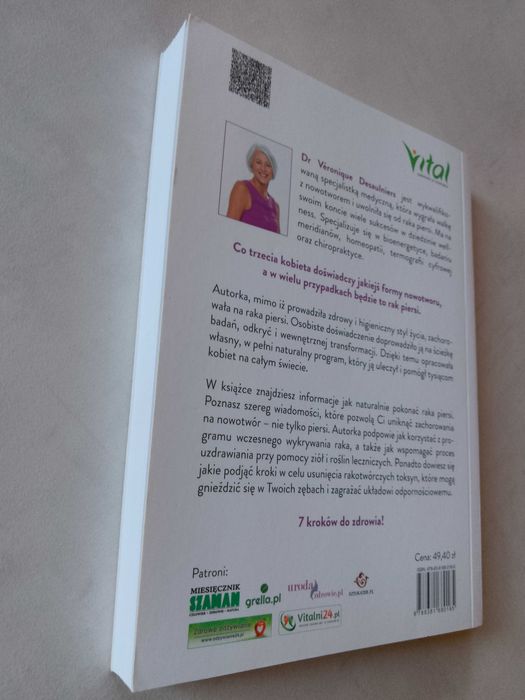 V. Desaulniers "7 podstawowych kroków do pokonania raka piersi" 2018