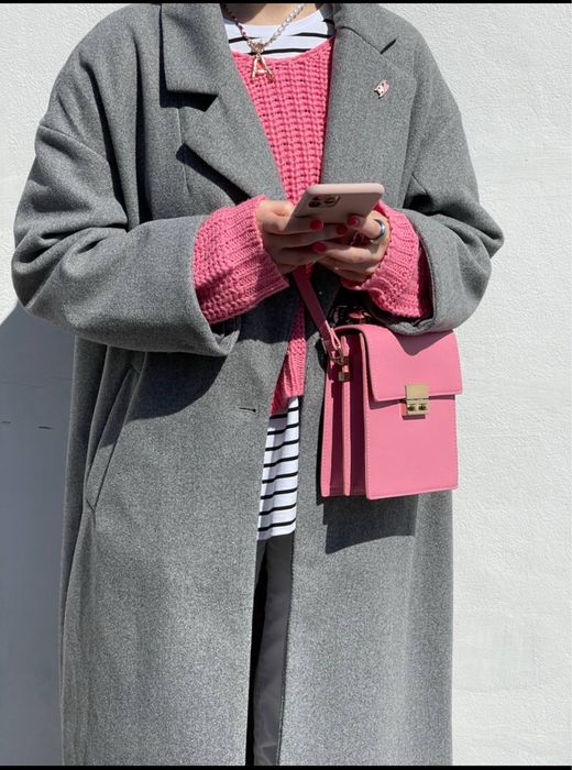 Сіре пальто Zara