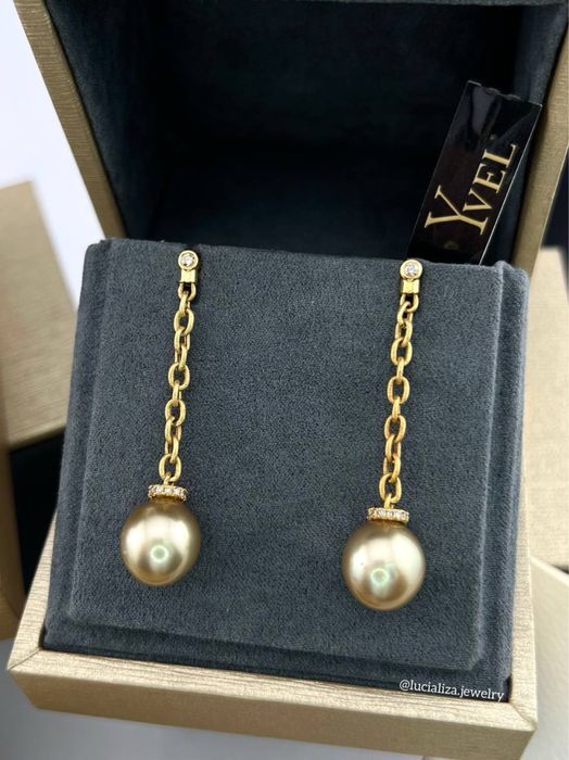 Набор с жемчугом  Бренд YVEL оригинал золото 750