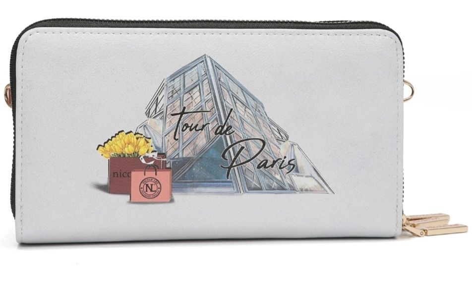 Tour de paris crossbody wallet, portfel, Nicole Lee nowy