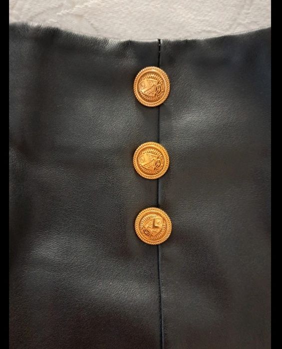 Calcoes de napa pretos xs