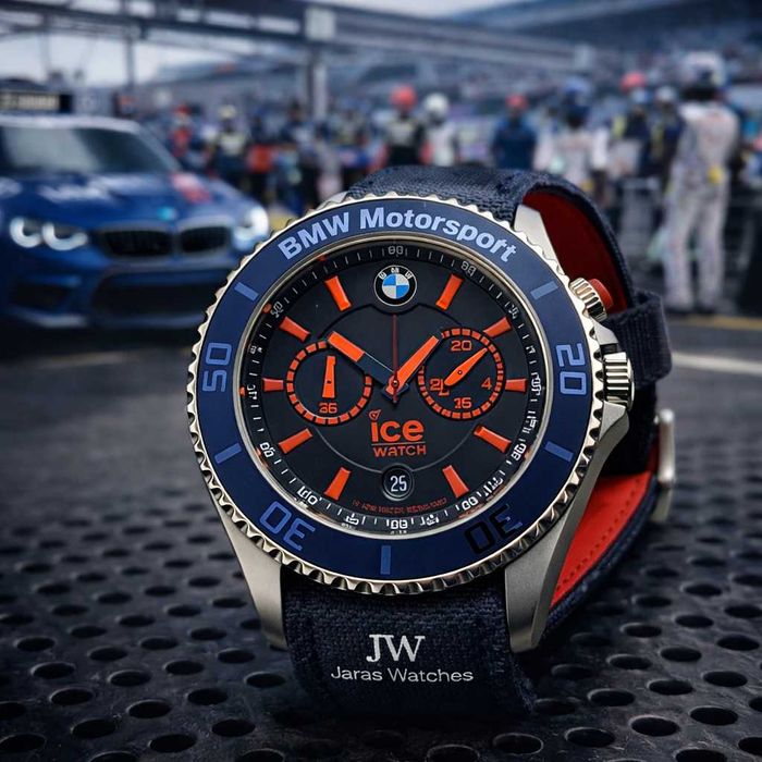 Sportowy zegarek Ice Watch BMW Motorsport, chrono, nowy, sklep > 650zł