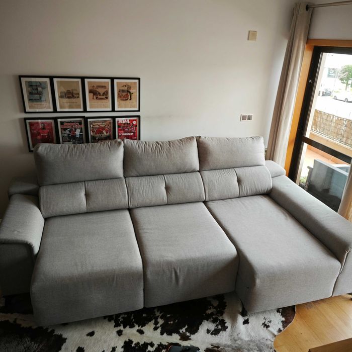 Sofa/chaise longue grande IMACULADO (já impermeabilizado)