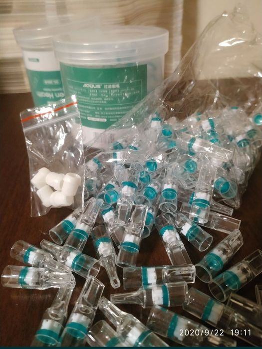 Мундштуки  для фильтрации дыма
Переходники 5 шт. н