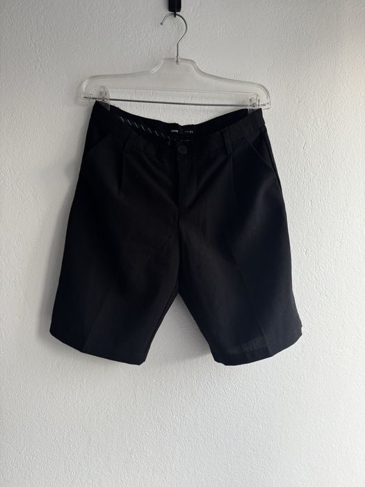 Krótkie Spodnie spodenki czarne kant eleganckie  S M 36 38