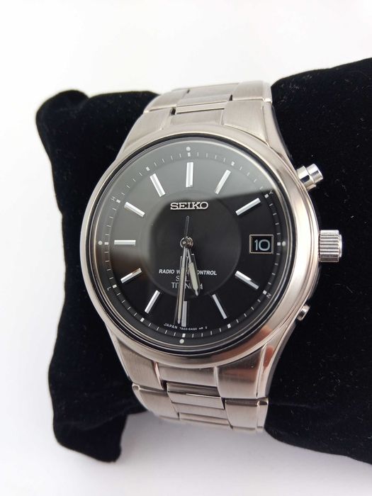Часы мужские Seiko Solar SBTM003 титан радиоконтроль сапфир Japan made