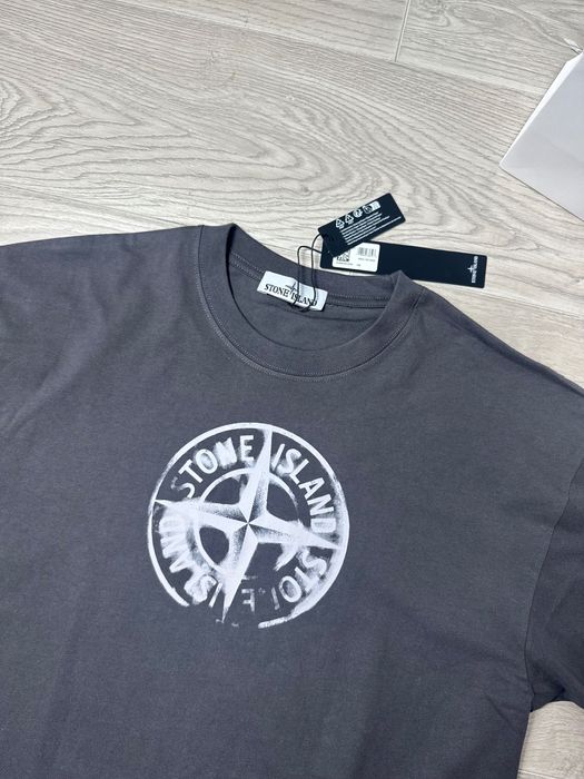 Stone Island Compass Grey футболка М Л нова стон айленд футболка stone cp riot