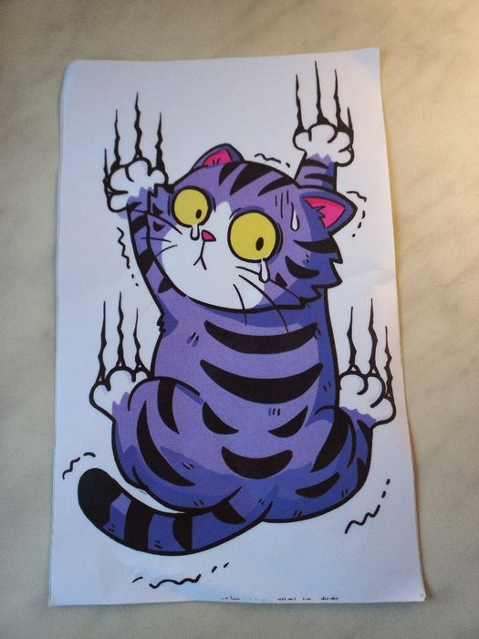 Наліпки на стіну "Коти-бешкетники"