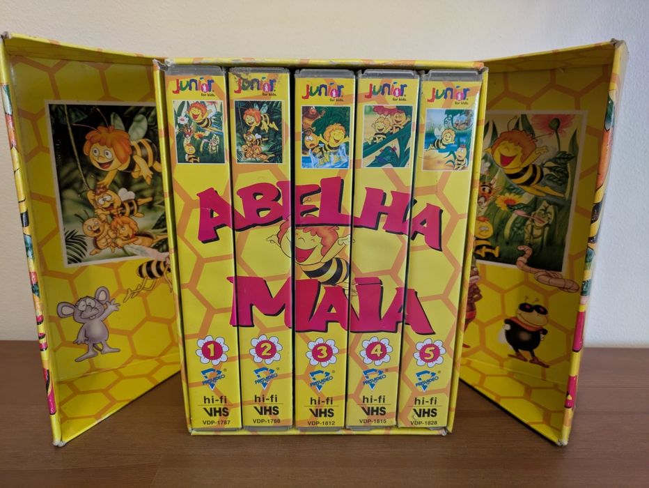 5 VHS " Abelha Maia - Original " (Optimo Estado)
