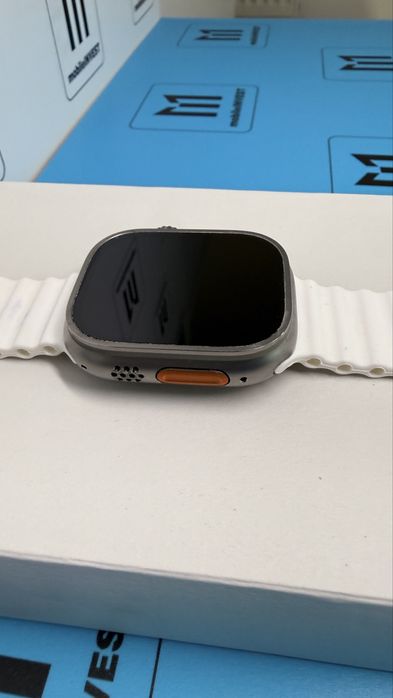 Apple Watch Ultra Titanium White Ocean Band–używany, stan idealny