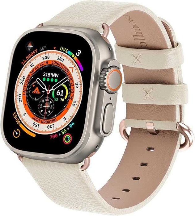 Pasek do zegarka Apple jasno szary