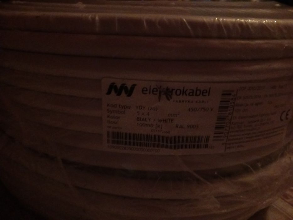 Przewód ydy 5x4  okrągły