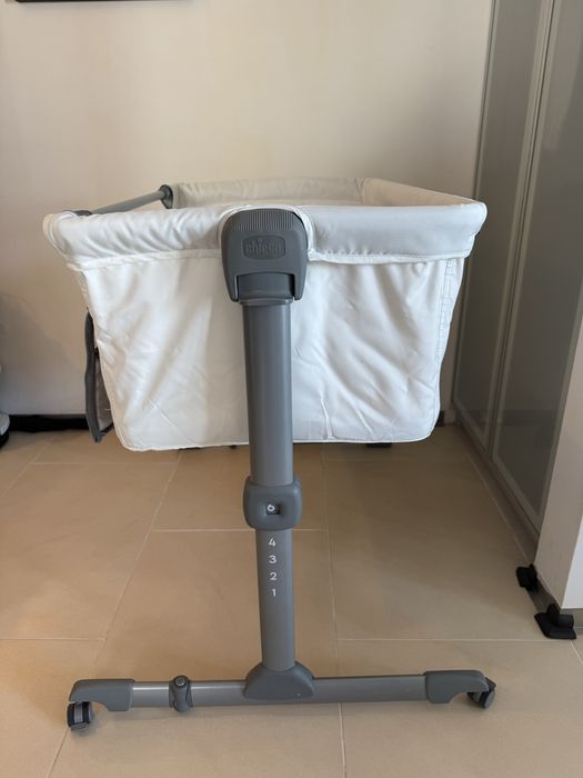 Chicco, Co-Sleeping, Next2me Essential, łóżeczko dostawne, cloud re-lux