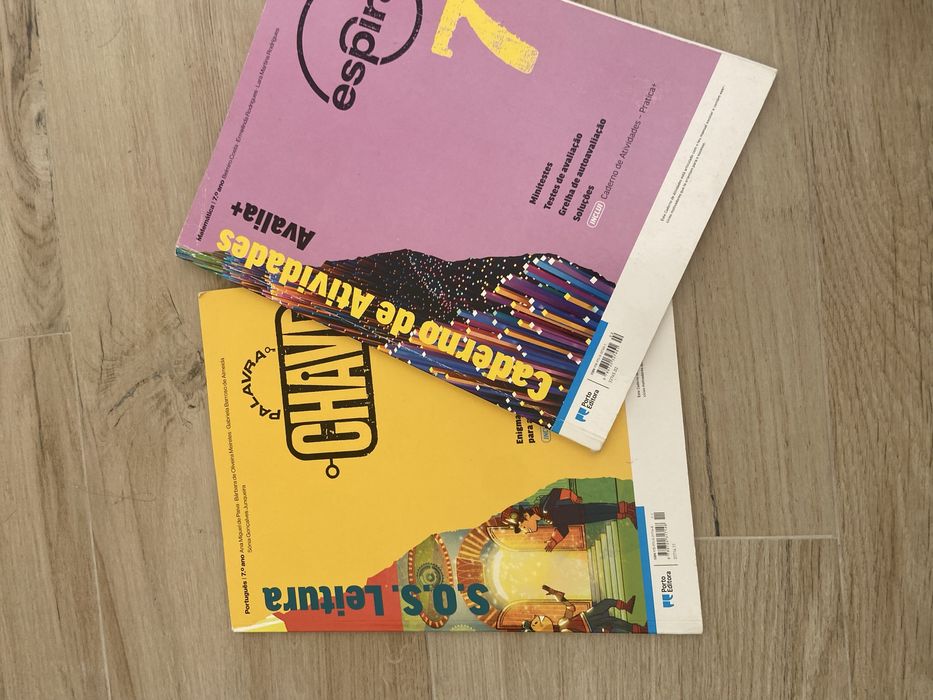 Cadernos de atividades 7.º,8.º,9.º