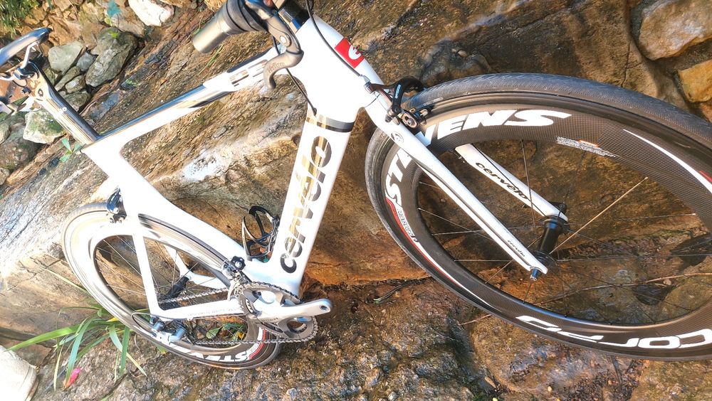 Bicicleta de estrada Cervélo P3 Contrarelógio t58