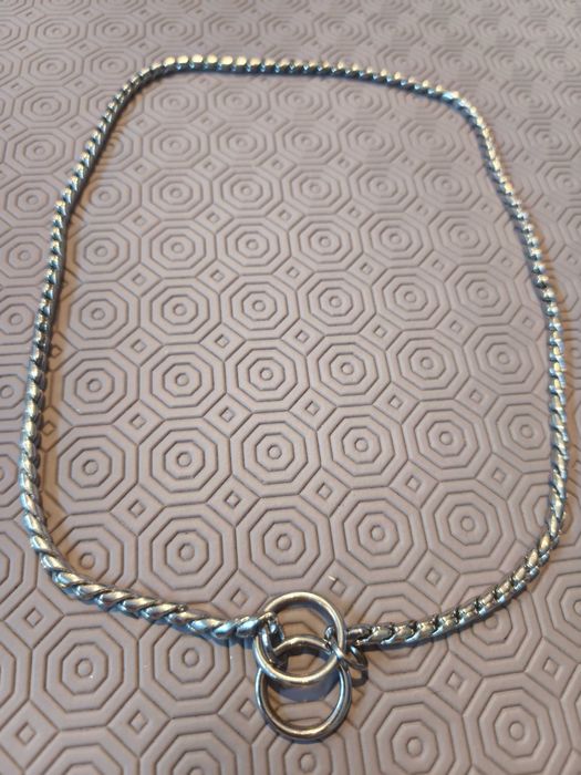 Coleira inox cães grandes