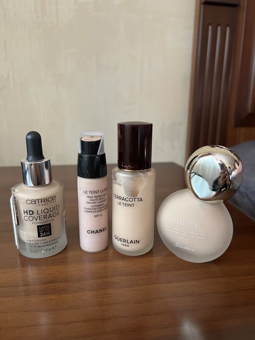 Тональные основы Chanel, Guerlain, Catrice, помады Tom Ford,  Dior Addict Diormania 667