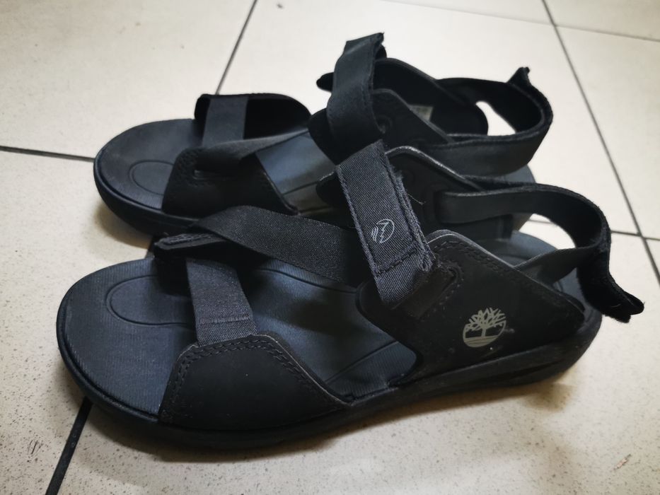 Sandały czarne na rzepy Timberland Motion Dune Backstrap r.38