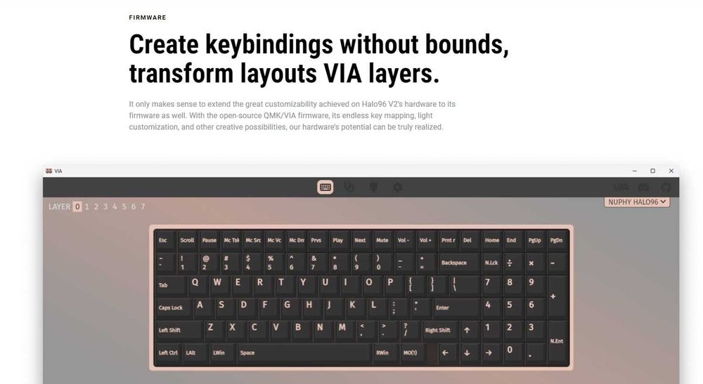 Бездротова механічна клавіатура Nuphy Halo96 V2, Ionic White