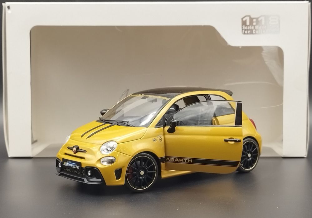 1:18 Solido  Fiat F595 Abarth 2024 Yellow model