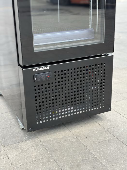 Czarna Witryna chłodnicza slim 45 cm | lodówka czarna na napoje OKAZJA