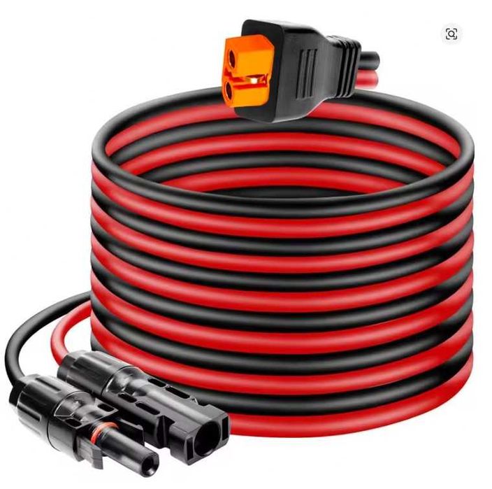 Cabo Solar XT60i para MC4 2 Mt ECOFLOW (Carregamento rápido)