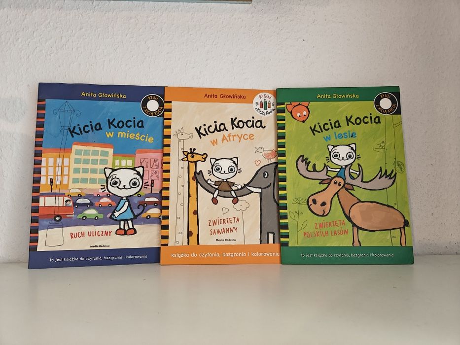 Rysuj z Kicią Kocią 3 książeczki / 2 nowe
