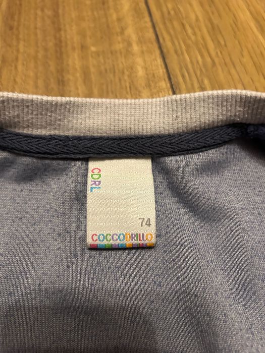 Komplet dres niemowlęcy chłopięcy 74 Coccodrillo pluszowy