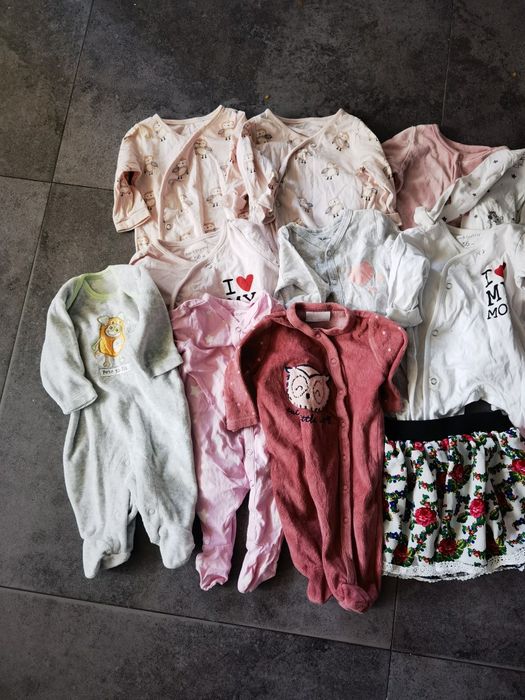 Paczka ubranek dla dziewczynki 56