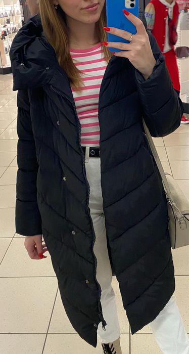 Куртка зимова, за коліно