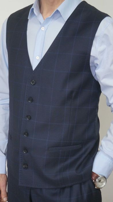 Trzyczęściowy Garnitur Vistula Robert Lewandowski Wełna 130’s