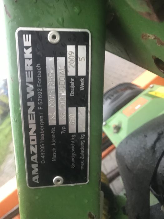 Agregat up Amazone KE 303 Specjal Rabe stan idealny zNiemiec