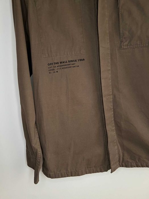Vans koszula męska gruba khaki shacket bawełna kurtka bluza S