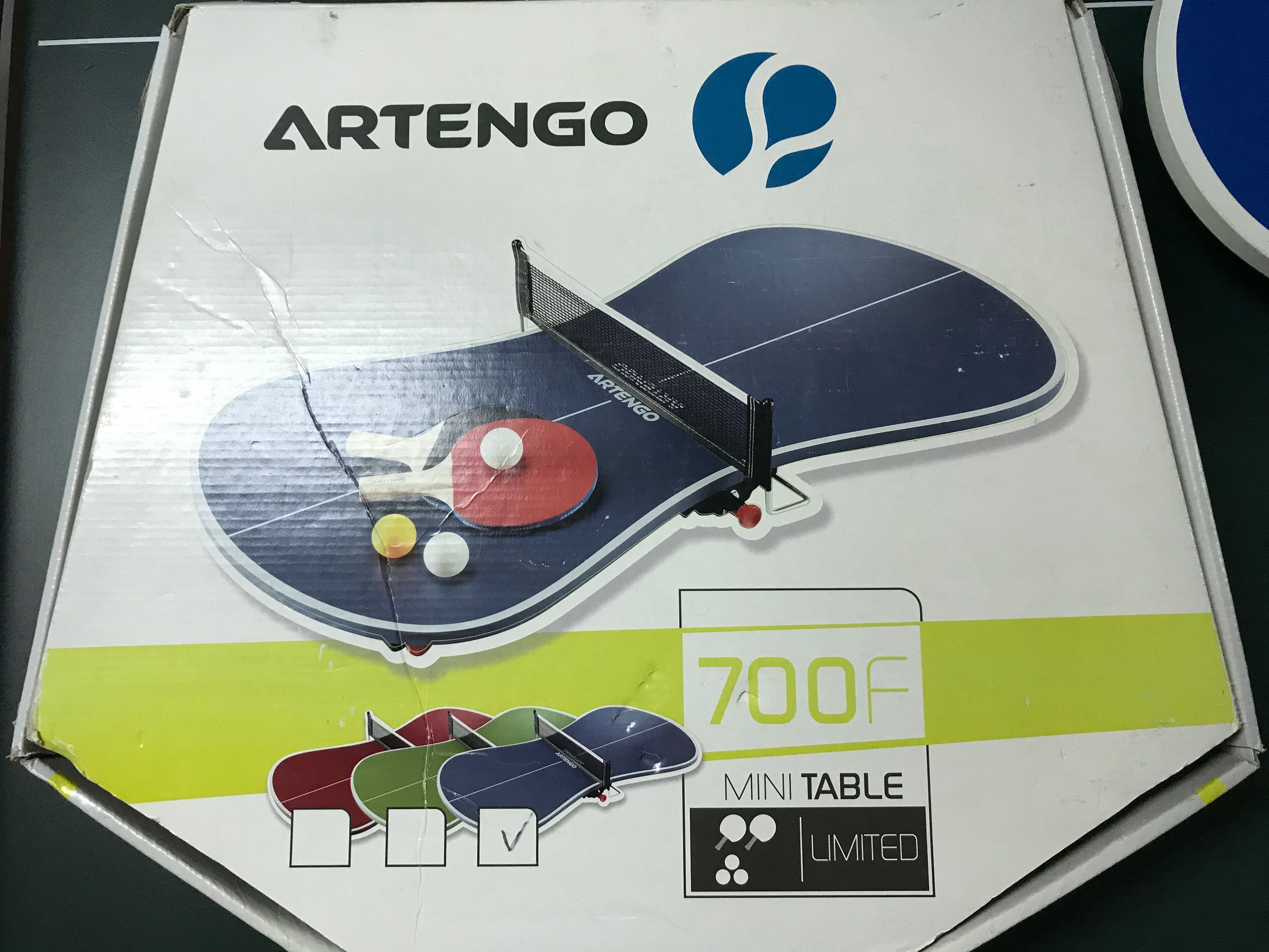 Mini mesa best sale de ping pong